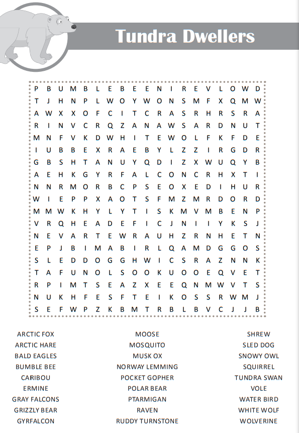 Animal Word Search 3
