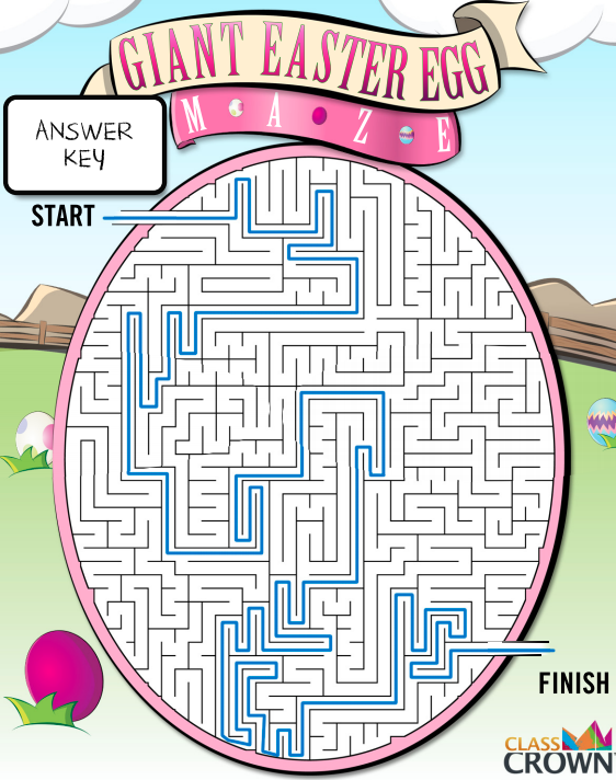 Easter Maze 2 Solution