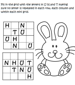 Easter Word Sudoku 2