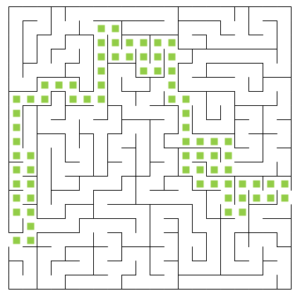 Easy Maze 1 Solution