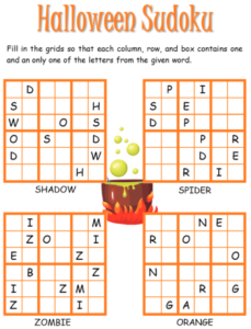 Halloween Sudoku 1