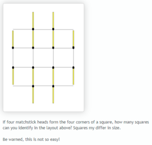 More Challenging Matchstick Puzzle 1