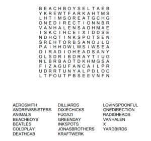 Music Word Search 2