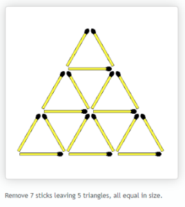 Triangle Matchstick Puzzle 1