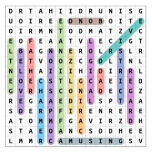 Father's Day Word Search 1 Solution