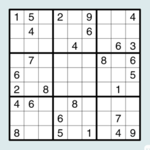 Sudoku Puzzle Example