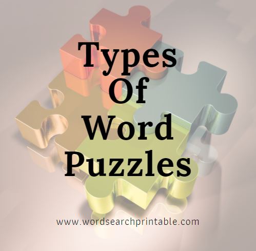 types of word puzzles