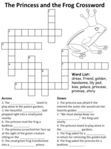 The Princess And The Frog Crossword