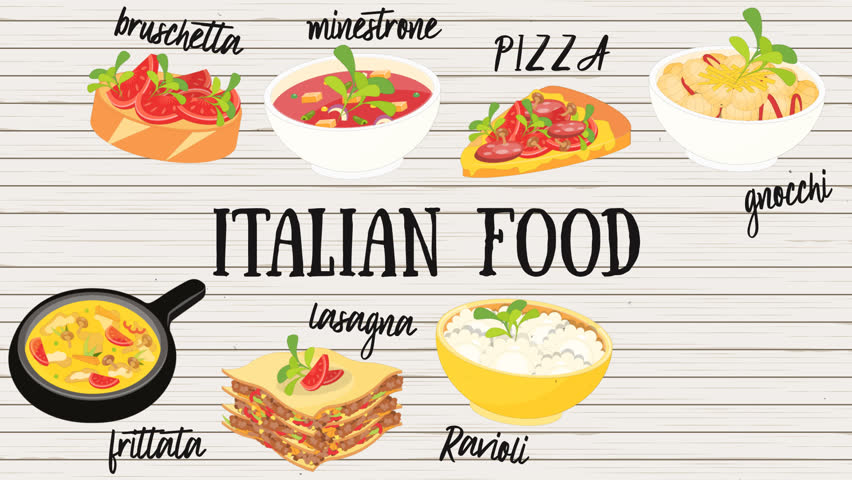 Italian foods word puzzles