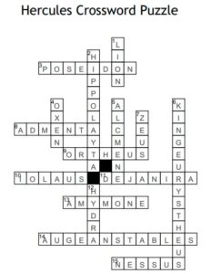 Hercules Crossword Solution