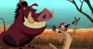 Timon and Pumbaa Word Puzzles