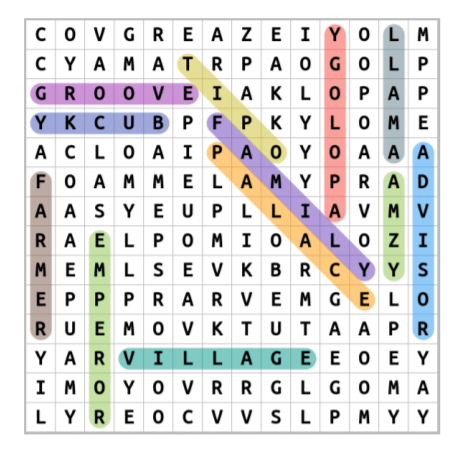 Emperor's new groove word search answers