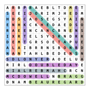 Civil War Generals Word Search Puzzle Answers