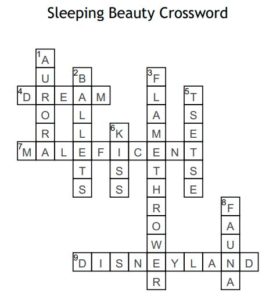 Sleeping Beauty Crossword Answers
