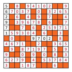Small Number Fill In Puzzle 3 Solution