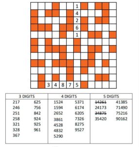 Small Number Fill In Puzzle 4