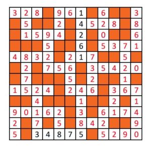 Small Number Fill In Puzzle 4 Solution