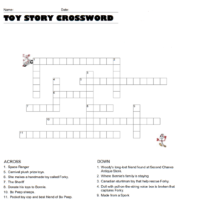 Toy Story Word Puzzles Word Search Worksheets And More Word Search
