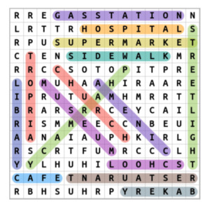 In The City Word Search Answers