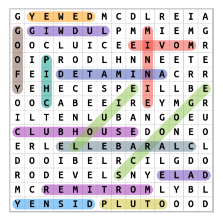 Mickey Mouse Word Search Puzzle Answers