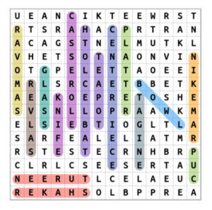 Tableware Word Search Puzzle Answers