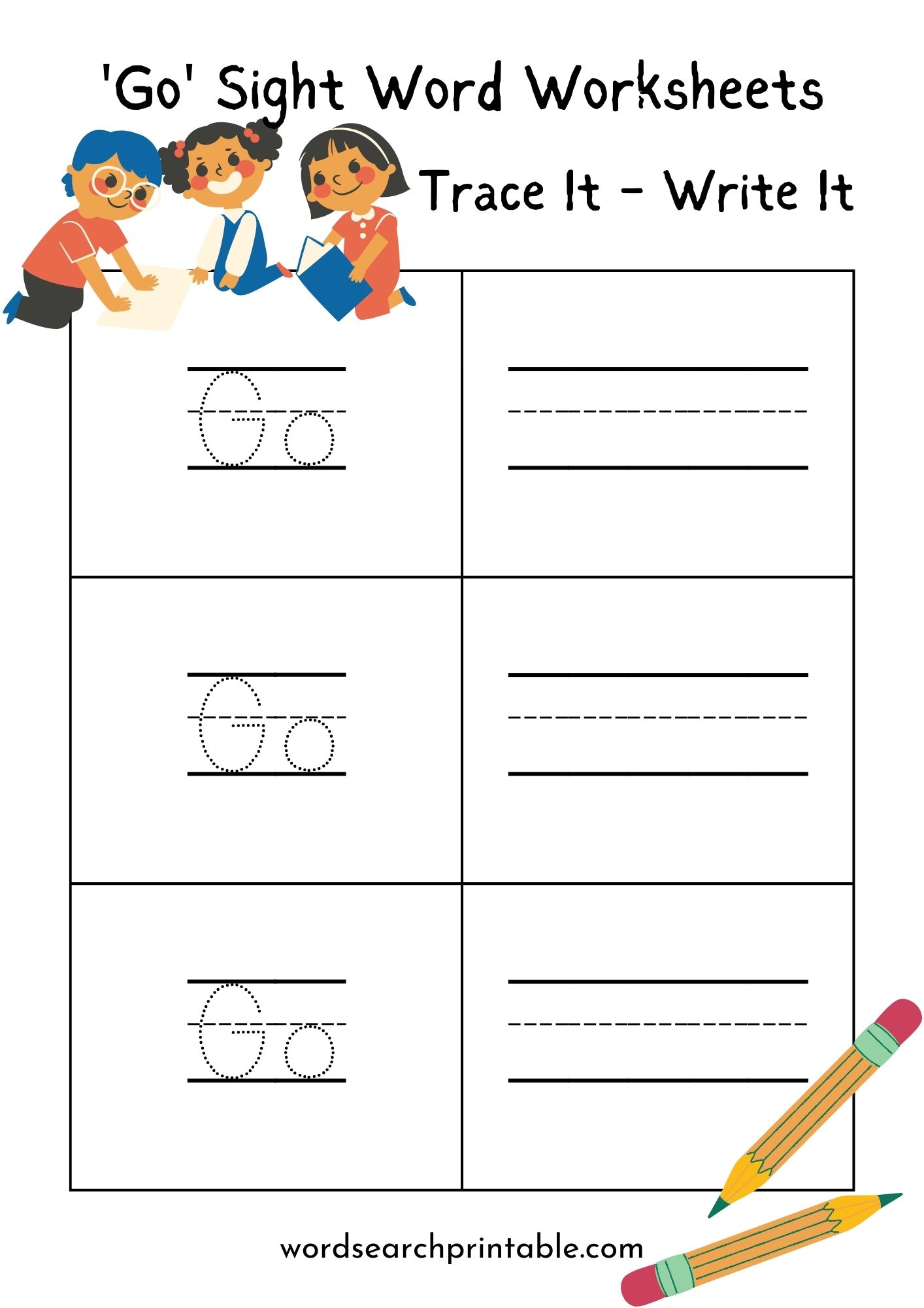 Go Trace It Worksheet